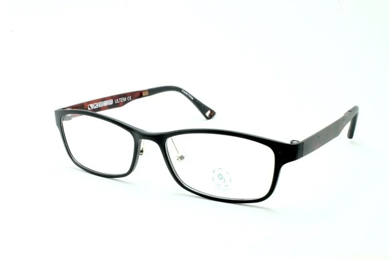 NEW ZIMCO OXYGEN O2 FLEXIBLE 6004 BLACK EYEGLASSES SIZE: 52-16-140