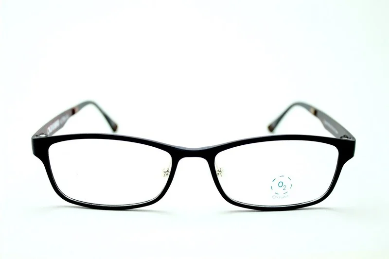 NEW ZIMCO OXYGEN O2 FLEXIBLE 6004 BLACK EYEGLASSES SIZE: 52-16-140 3