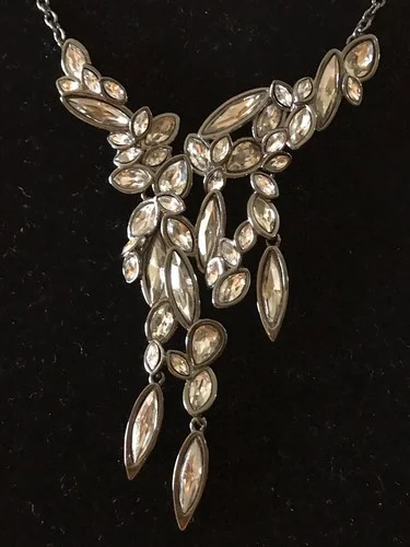 NewALEXIS BITTAR Miss Havisham Liquid Crystal Broken Glass Cascade Bib Necklace 3