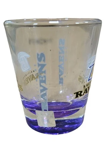 NFL Baltimore Ravens Shot Glass, NEW (Logo) 3
