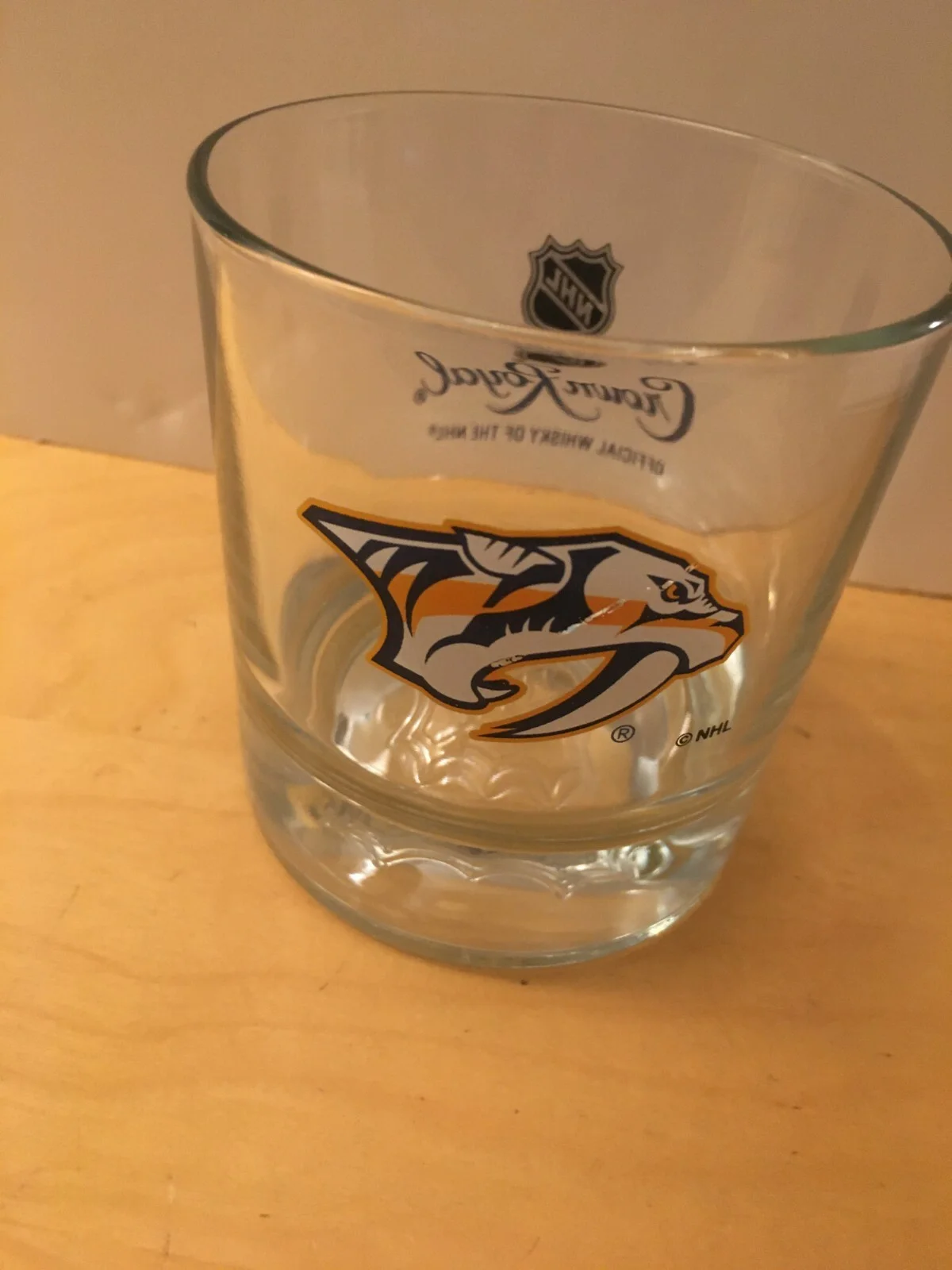 NHL CROWN ROYAL GLASS NASHVILLE PREDATORS FLORIDA PANTHERS SHARKS ARIZONA COYOTE 2