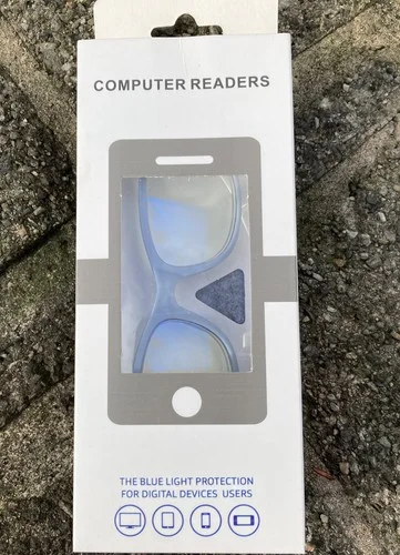 NIB! Computer Readers ~ Blue Light Protection For Digital Users +3.00 Eyeglass