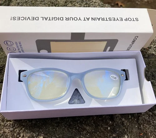 NIB! Computer Readers ~ Blue Light Protection For Digital Users +3.00 Eyeglass 2