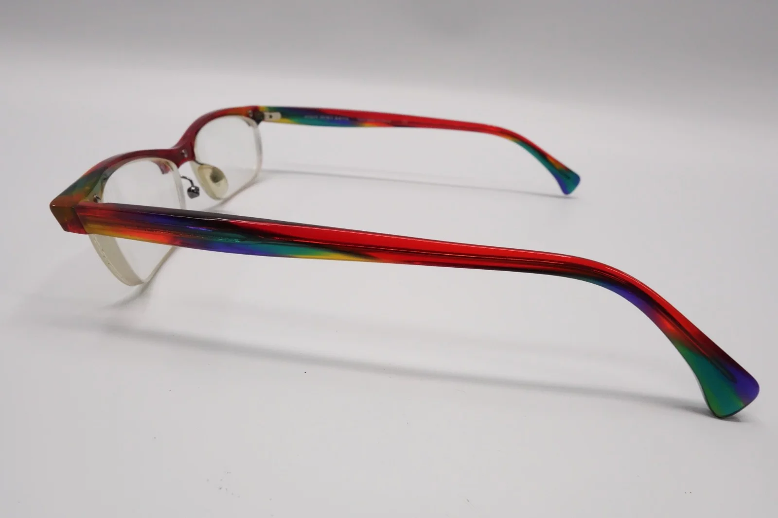 Nice ALAIN MIKLI A0206 Eyeglasses FRAMES 11 Red Rainbow Colors Cat Eye 9189 3