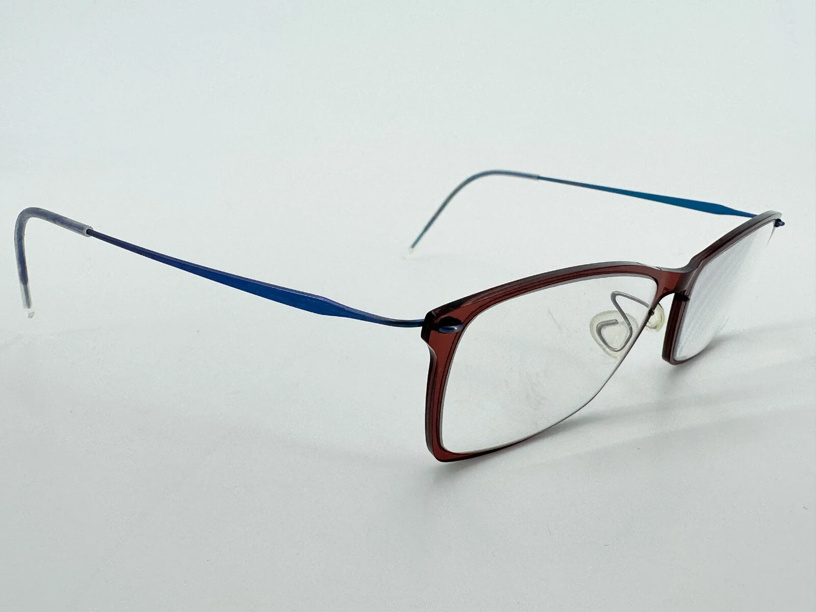 NICE Lindberg 6503 Eyeglasses FRAMES 80 Blue 53[]16-140 Brown T803 I219