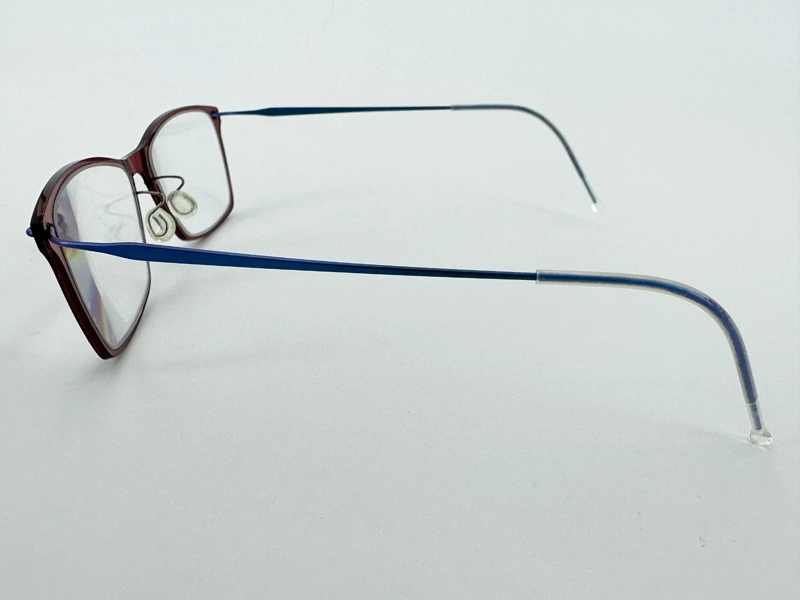NICE Lindberg 6503 Eyeglasses FRAMES 80 Blue 53[]16-140 Brown T803 I219 3