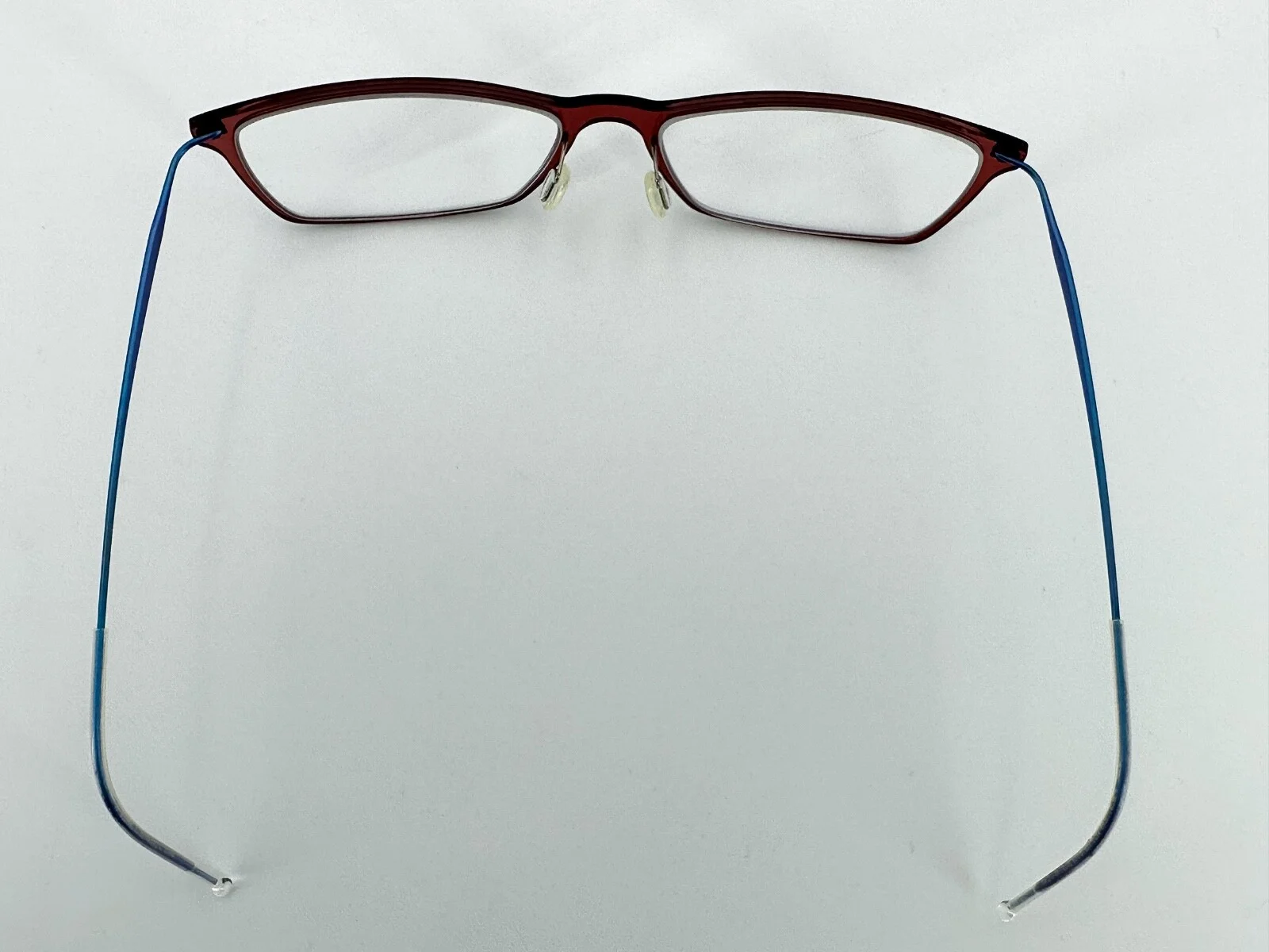 NICE Lindberg 6503 Eyeglasses FRAMES 80 Blue 53[]16-140 Brown T803 I219 4