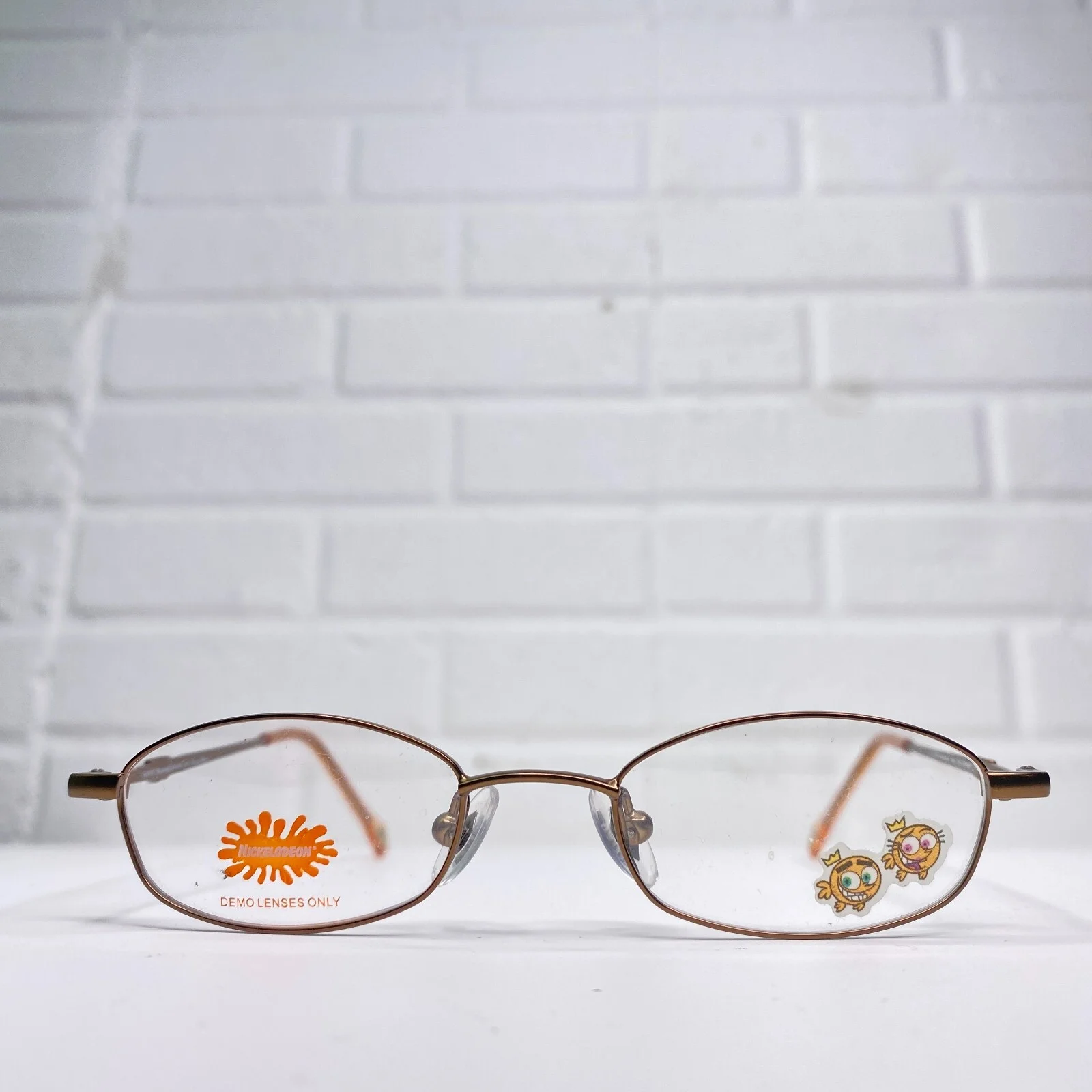 Nickelodeon Fairly Odd Parents Eyeglasses Frames Brown 43-17-130 21725