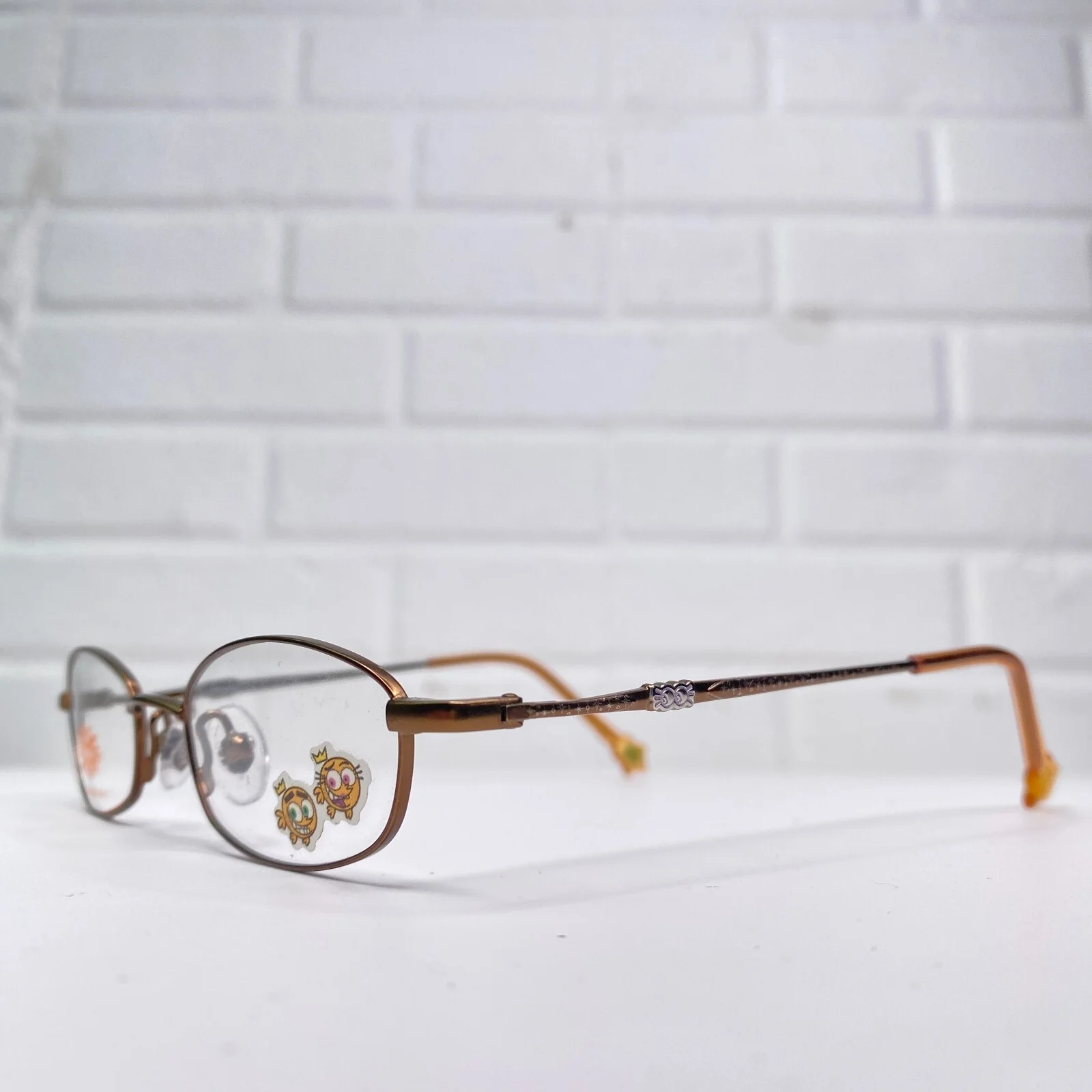 Nickelodeon Fairly Odd Parents Eyeglasses Frames Brown 43-17-130 21725 2