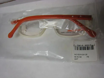 NICKELODEON NIC DORA OD15 WHITE 43-16-120 Eyeglass Frames New 2
