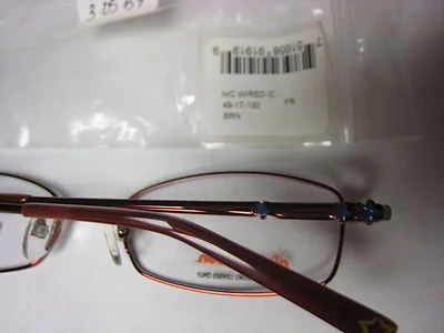 NICKELODEON NIC I CARLY WIRED BURGUNDY 49-17-130 Eyeglass Frames New 2