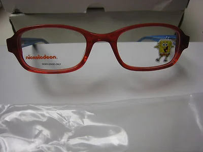 NICKELODEON NIC SPONGE BOB 0B17 RED 44-17-125 Eyeglass Frames New