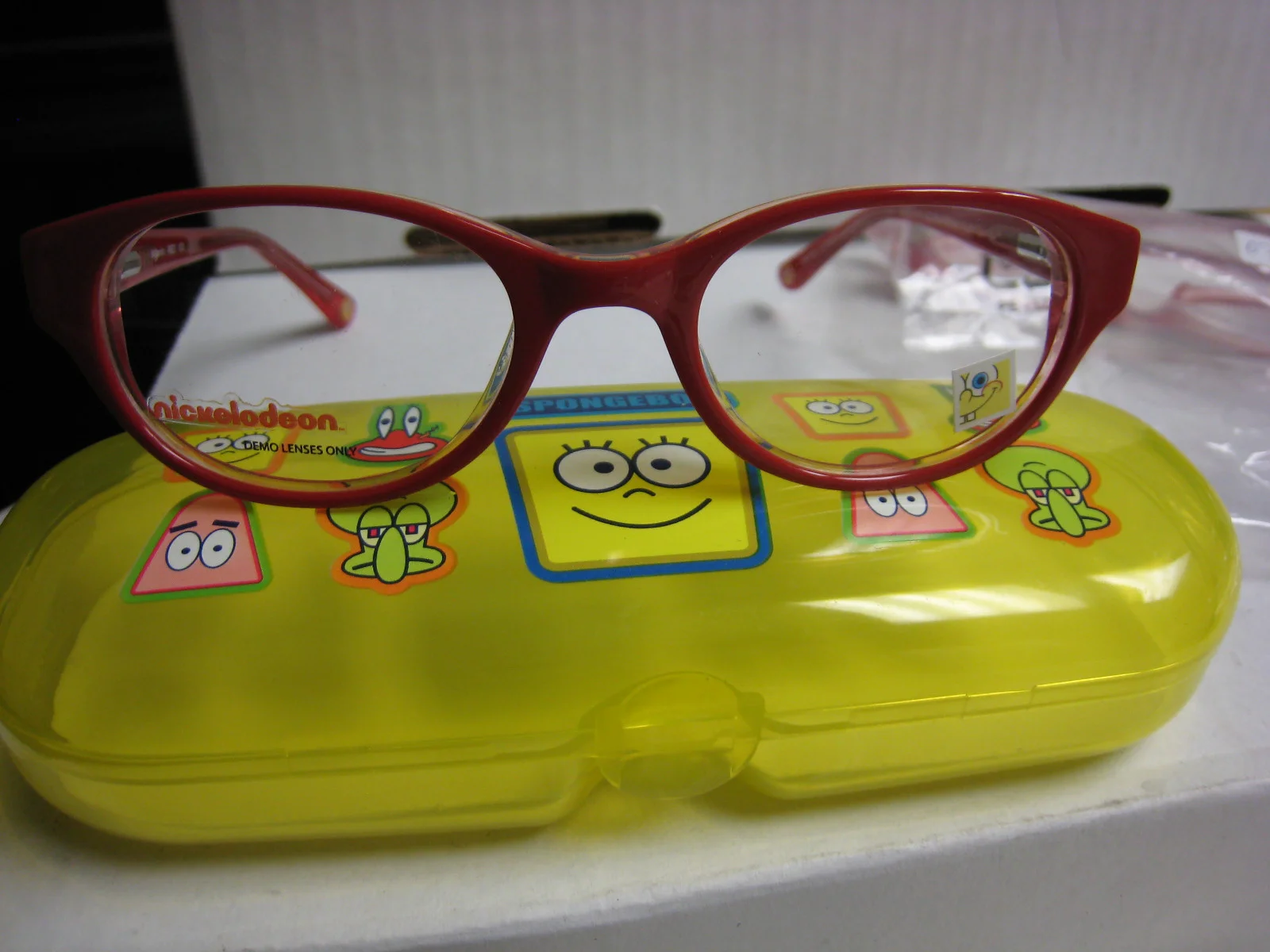 NICKELODEON NIC SPONGE BOB ATLANTIS in RED 43-17-125 Eyeglass Frames New
