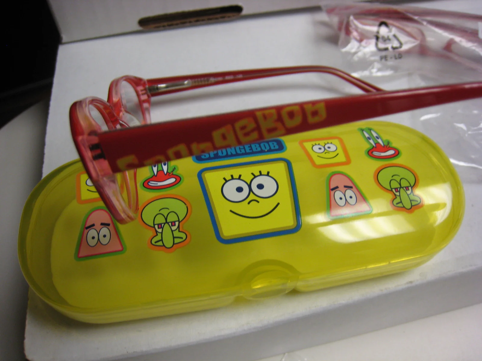 NICKELODEON NIC SPONGE BOB ATLANTIS in RED 43-17-125 Eyeglass Frames New 2