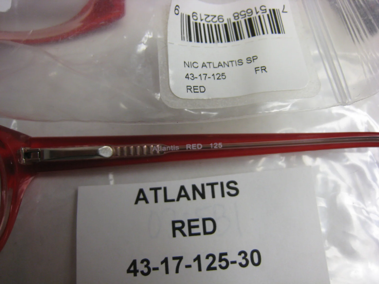 NICKELODEON NIC SPONGE BOB ATLANTIS in RED 43-17-125 Eyeglass Frames New 3