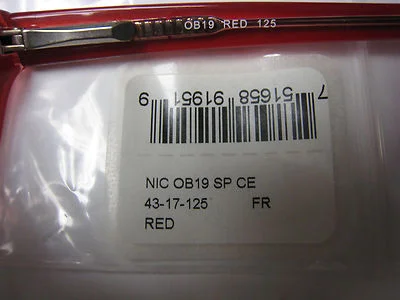 NICKELODEON NIC SPONGE BOB OB19 RED 43-17-125 Eyeglass Frames New 3