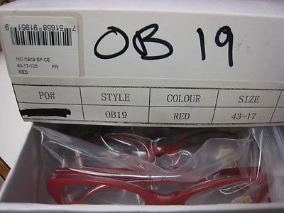 NICKELODEON NIC SPONGE BOB OB19 RED 43-17-125 Eyeglass Frames New 4