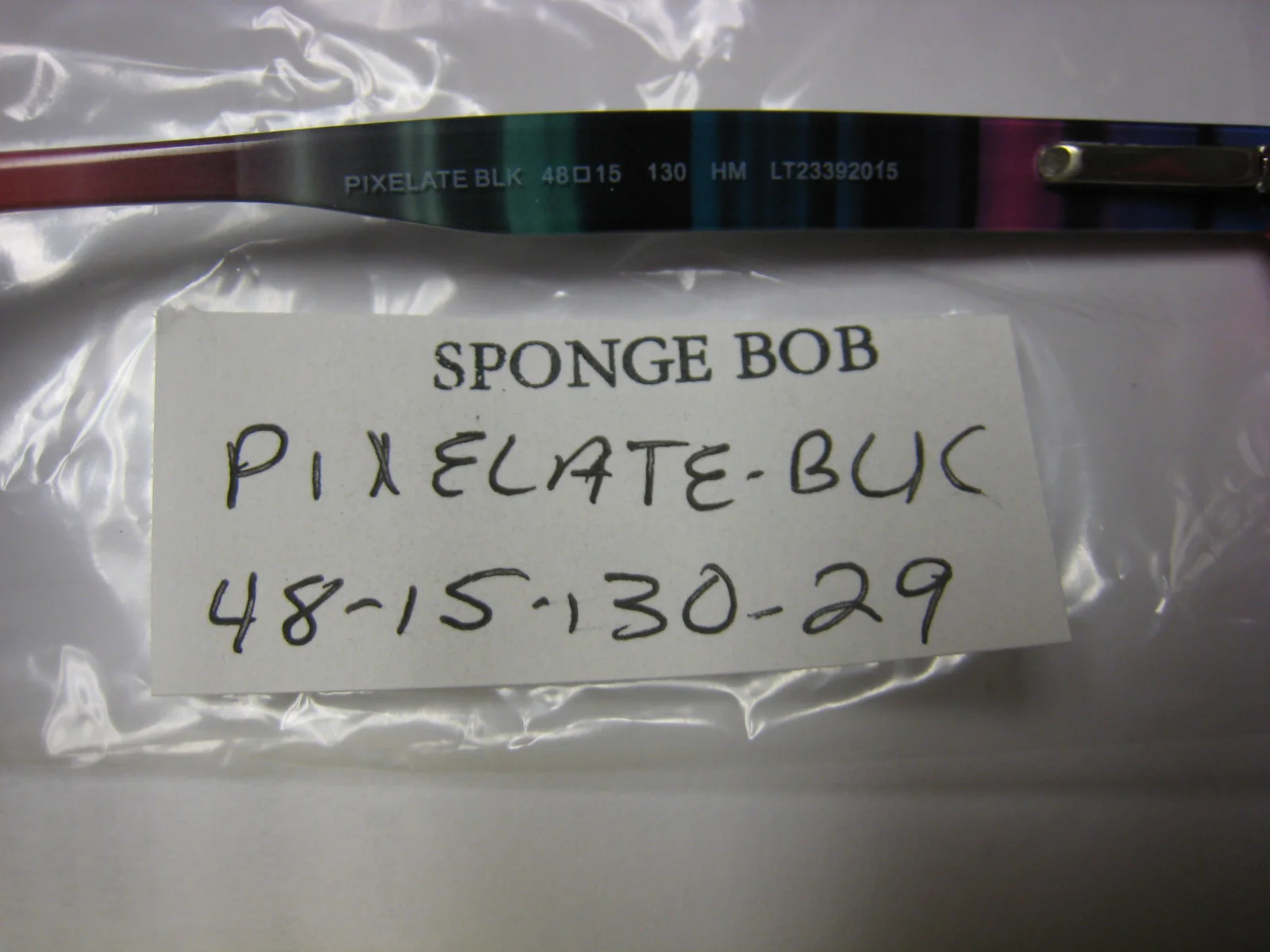 NICKELODEON NIC SPONGE BOB PIXELATE in BLACK 48-15-130 Eyeglass Frames DEMO 3
