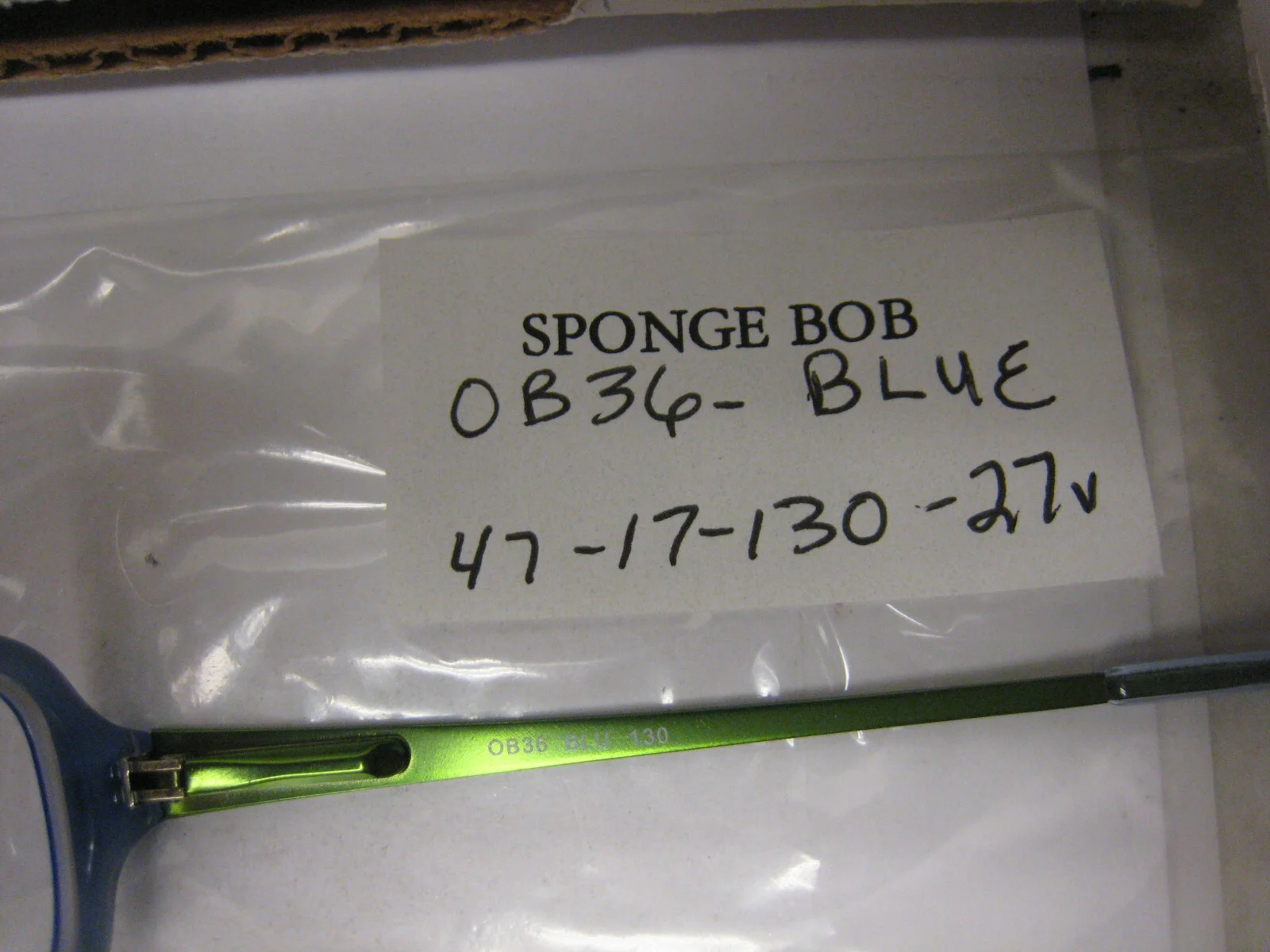 NICKELODEON NIC SPONGE BOB Style OB36 in BLUE 47-17-130 Eyeglass Frames 3