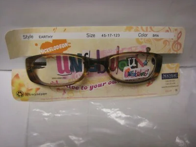 NICKELODEON NIC UNFABULOUS EARTHY in BROWN 45-17-123 Eyeglass Frames New