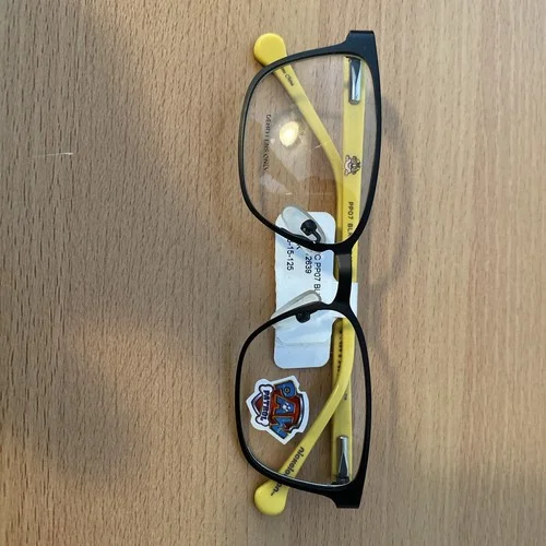 Nickelodeon Paw Patrol Kids Eyeglass Frames PP07 NIC 46-15-125 Black/ Yellow