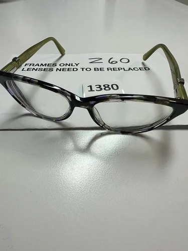 Nicole Miller Womens Arden Purple Tortoise Glasses Frames Rare