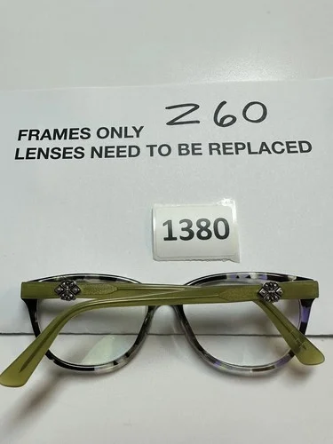 Nicole Miller Womens Arden Purple Tortoise Glasses Frames Rare 3