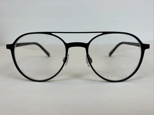 Nifties NI 8496-6031 Matte Black Eyeglasses 47-18 135 Small Frames - NEW