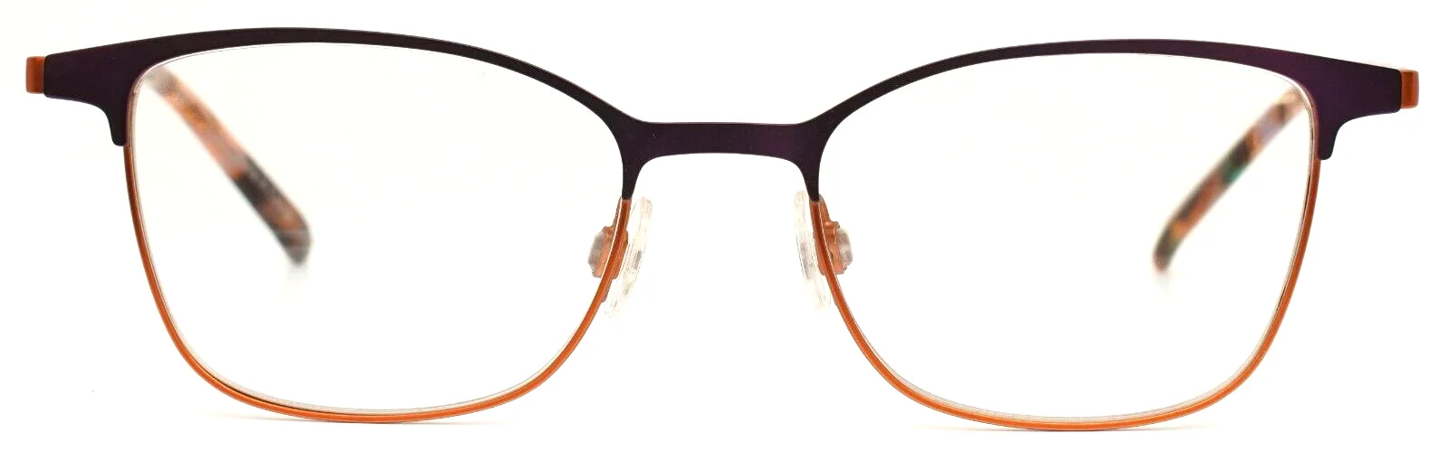 NIFTIES NI8512 3021 Lilac Womens Semi Cat Eye Full Rim Eyeglasses 47-17-135 B:36 2