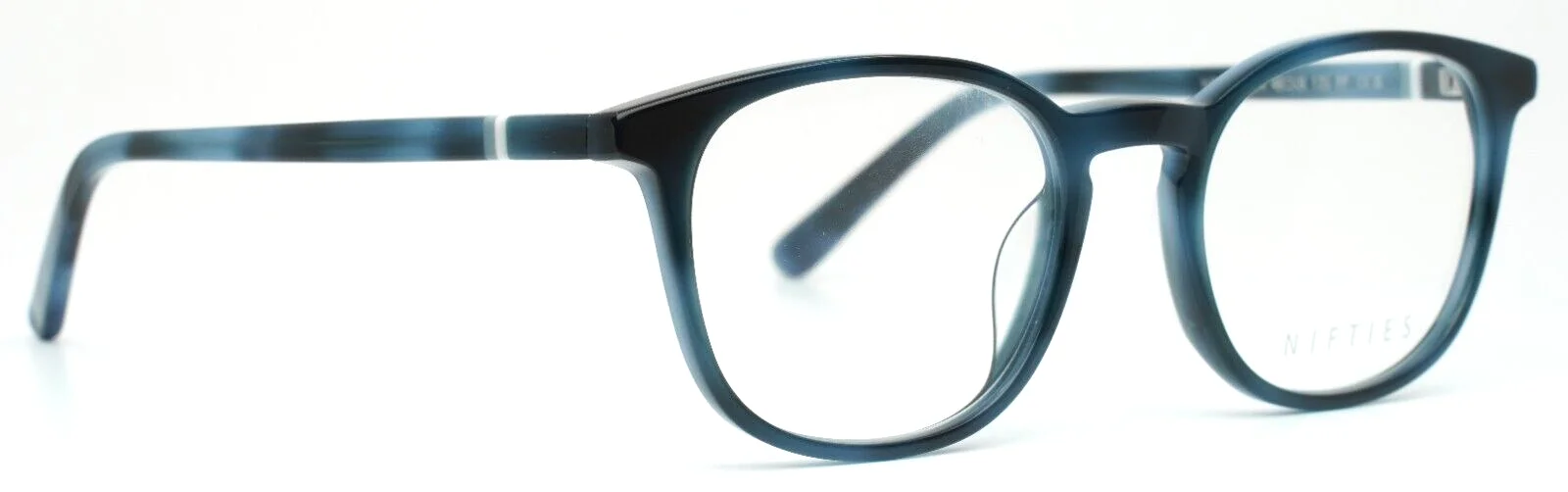NIFTIES NI9463 9034 Navy Womens Round Full Rim Eyeglasses 48-18-135 B:38 3