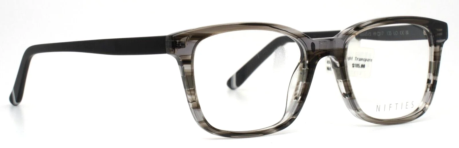 NIFTIES NI9471 6515 Grey Light Transparent Womens Eyeglasses 49-17-135 3