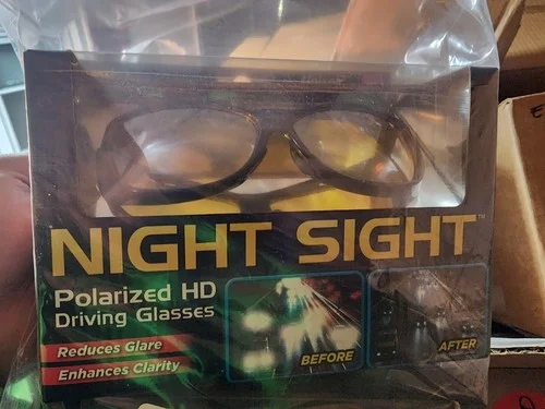 Night Sight Driving Glasses HD Sunglasses Polarized Anti Glare Night Vision LN 4