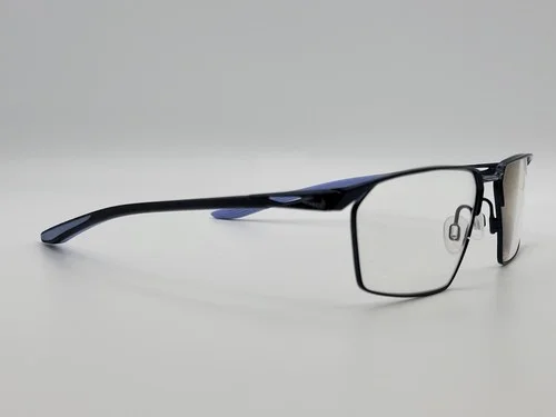 Nike 4311 401 Satin Navy/Royal Pluse Irregular Eyeglass Frames 56-16-140