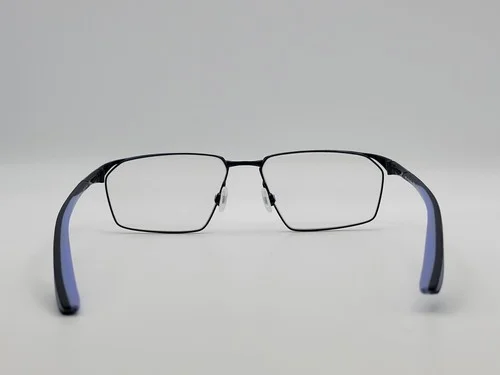Nike 4311 401 Satin Navy/Royal Pluse Irregular Eyeglass Frames 56-16-140 4