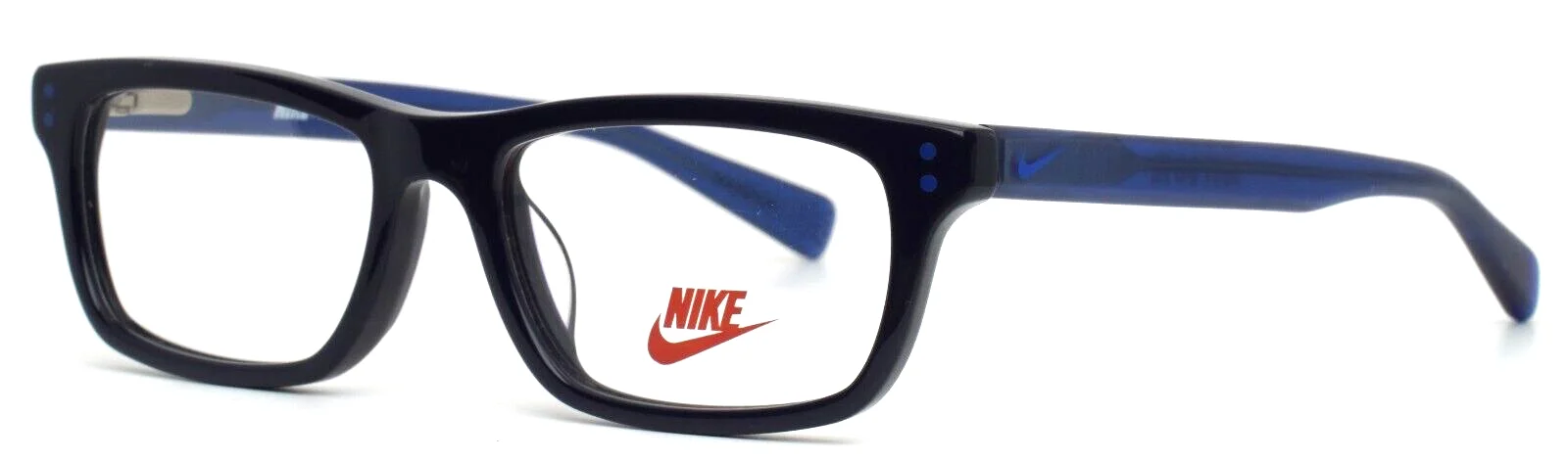 NIKE 5535 420 Racer Navy Unisex Kids Rectangle Eyeglasses Frames 45-14-125 B:28