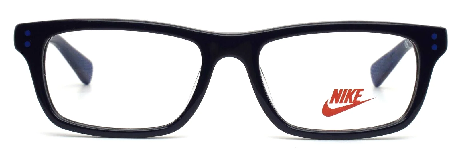 NIKE 5535 420 Racer Navy Unisex Kids Rectangle Eyeglasses Frames 45-14-125 B:28 2