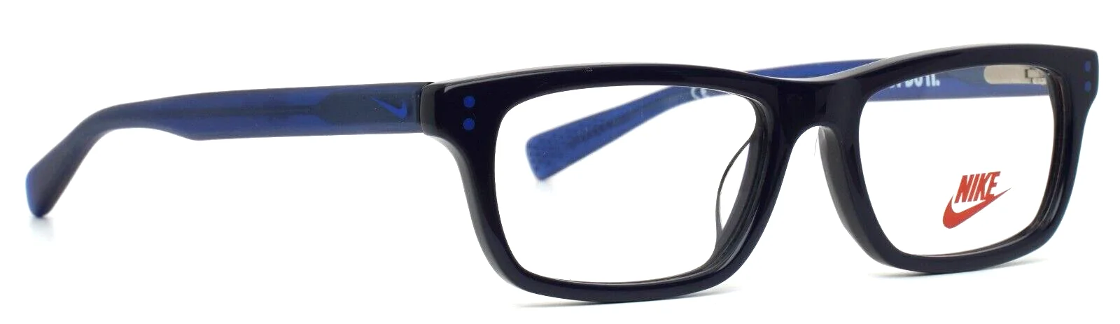 NIKE 5535 420 Racer Navy Unisex Kids Rectangle Eyeglasses Frames 45-14-125 B:28 3