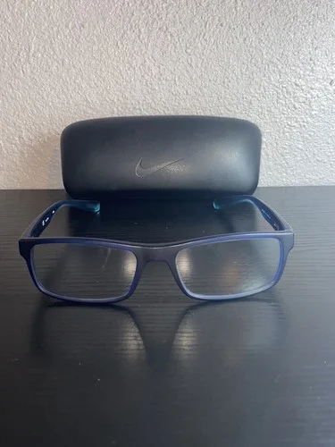 NIKE 7090 411 LIVE FREE Dark Navy Blue Matte Eyeglasses FRAME ONLY 53-17-140