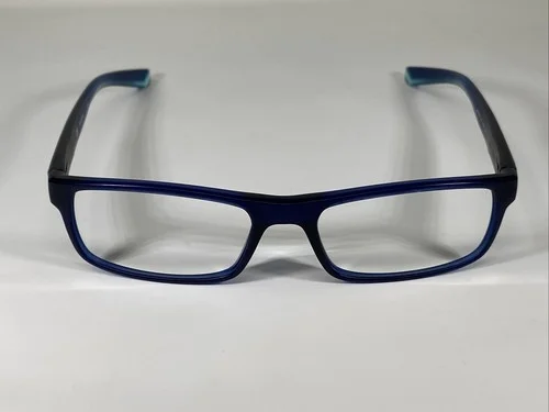NIKE 7090 411 Navy Blue Translucent Matte Eyeglasses Frame 53-17-140 2