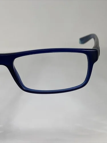 NIKE 7090 411 Navy Blue Translucent Matte Eyeglasses Frame 53-17-140 4