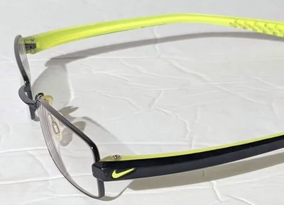 NIKE 8098 015 Black EYEGLASSES FRAME 48-20-140mmBlack/Yellow BARGAIN !!! 4