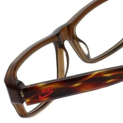 Nike Designer Reading Glasses 5524-200-48mm Crystal Brown Havana Stripe Tortoise 4