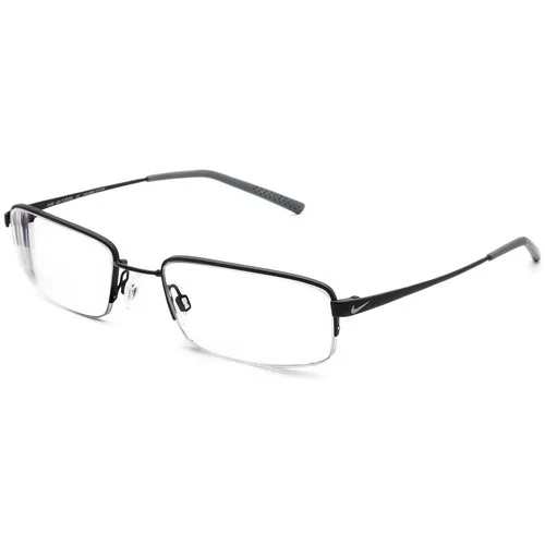 Nike Eyeglasses 4192 007 Flexon Matte Black Half Rim Metal Frame 53[]19 145 3