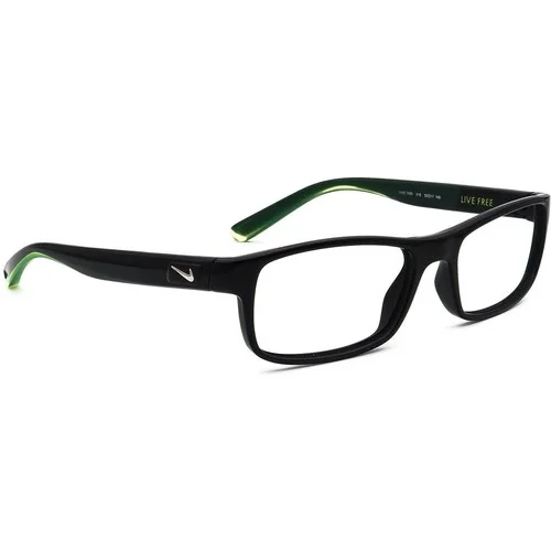 Nike Eyeglasses 7090 010 Black Rectangular Frame 53[]17 140