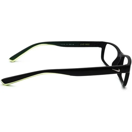 Nike Eyeglasses 7090 010 Black Rectangular Frame 53[]17 140 4