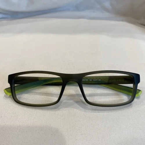 Nike Eyeglasses 7090 320 Olive Green Gradient Rectangular Frame 53[]17 140