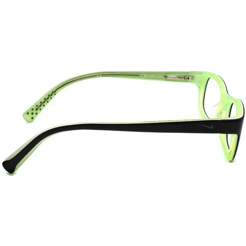 NIKE Eyeglasses Frames 5513 001 Black on Neon Green 4