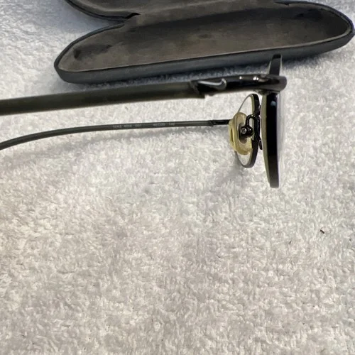 NIKE Flexon 4058 001 Silver Gray Oval Eyeglasses Frames Sport 46-20-140 2