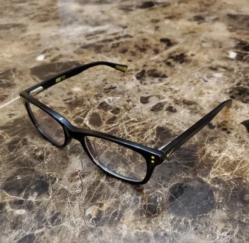 Nike Kids 5538 010 130 Black & Volt Eyeglasses FRAMES ONLY 2