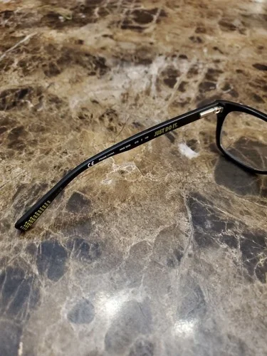 Nike Kids 5538 010 130 Black & Volt Eyeglasses FRAMES ONLY 4
